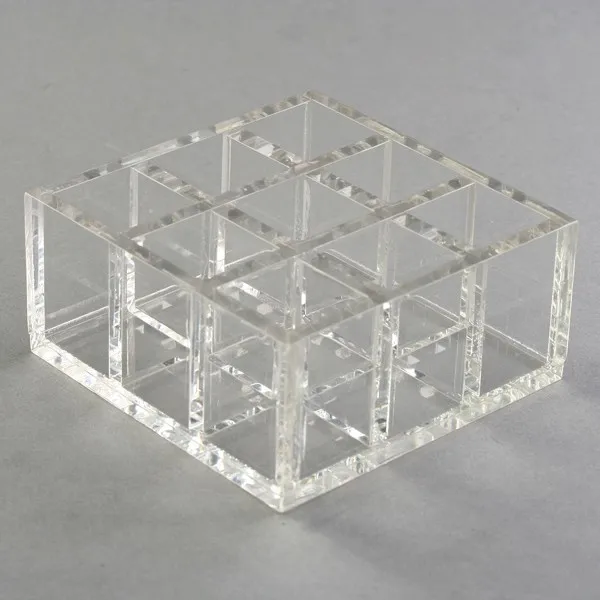 9 grids small transparent acrylic divider box jewelry beads storage display tray
9 grids small transparent acrylic divider box jewelry beads storage display tray