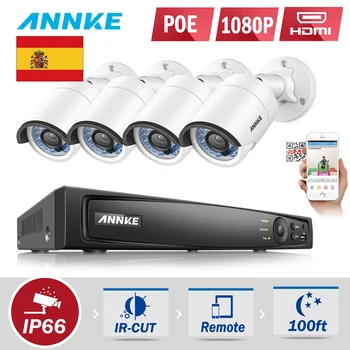 Clearance Sale For Spain : ANNKE 4CH HD 2MP POE Security System 4PCS 2MP IP Camera Outdoor Weatherproof Home Camera CCTV Kit
Clearance Sale For Spain : ANNKE 4CH HD 2MP POE Security System 4PCS 2MP IP Camera Outdoor Weatherproof Home Camera CCTV Kit