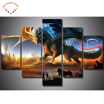 5d diamond mosaic full diamond embroidery dragon 5 pcs animal 3d diy diamond painting cross stitch square drill beaded painting
5d diamond mosaic full diamond embroidery dragon 5 pcs animal 3d diy diamond painting cross stitch square drill beaded painting