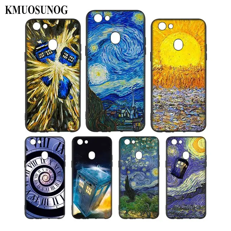 Silicone Phone Bag For OPPO F5 F7 F9 A5 A7 R9S R15 R17 Black Soft Silicone Phone Case Van Gogh Tardis Style
Silicone Phone Bag For OPPO F5 F7 F9 A5 A7 R9S R15 R17 Black Soft Silicone Phone Case Van Gogh Tardis Style