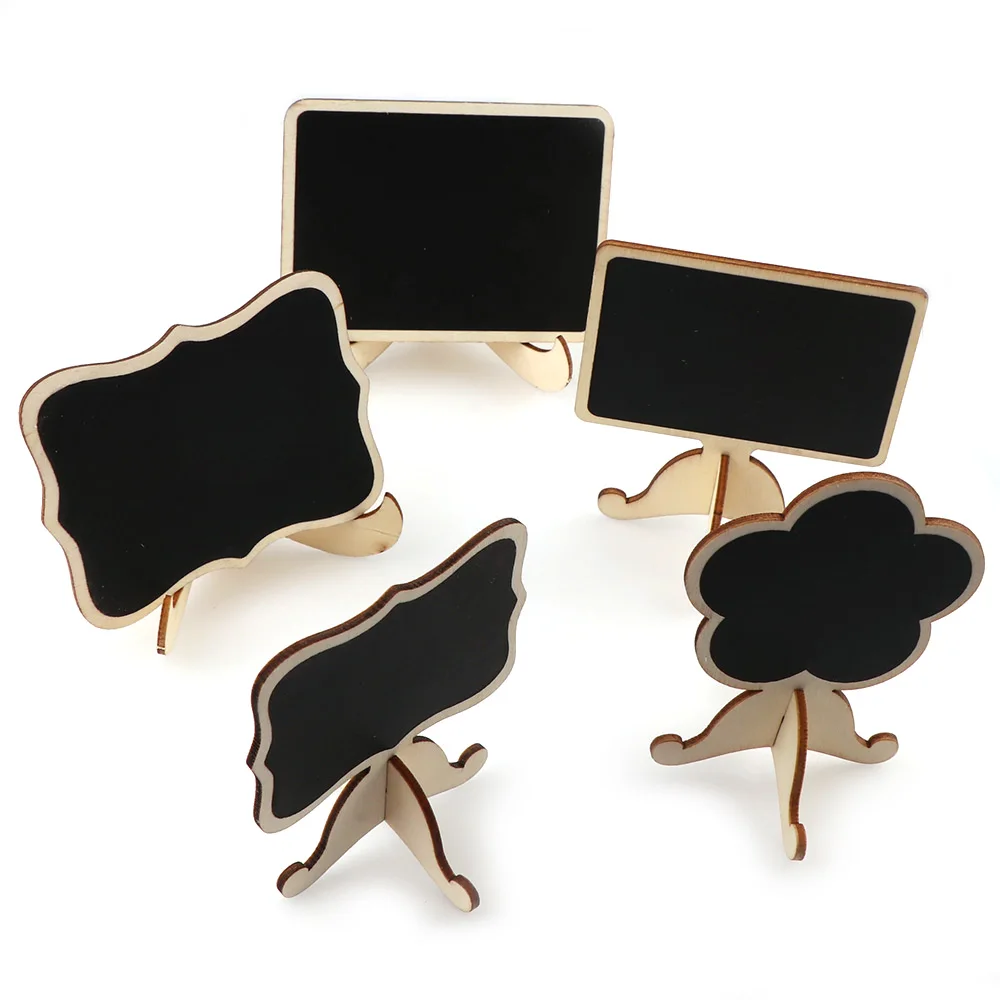 5pcs Wood Mini Chalkboard Blackboard Seat Stand Wedding Decoration Lolly Flower Retangle Pattern Christmas Party Tags
5pcs Wood Mini Chalkboard Blackboard Seat Stand Wedding Decoration Lolly Flower Retangle Pattern Christmas Party Tags