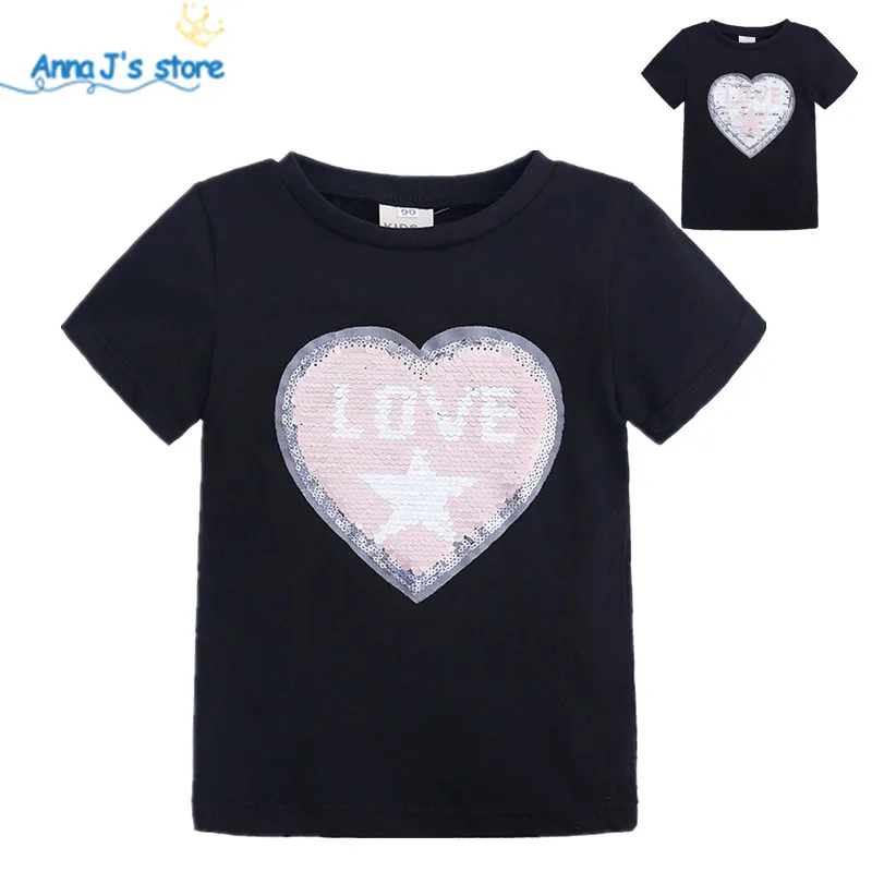 Girls Tops Short Sleeve T-shirts Girls Changeable Sequins girls Outerwear summer fashionable kids cotton t-shirt 2-7 Years ZX383
Girls Tops Short Sleeve T-shirts Girls Changeable Sequins girls Outerwear summer fashionable kids cotton t-shirt 2-7 Years ZX383