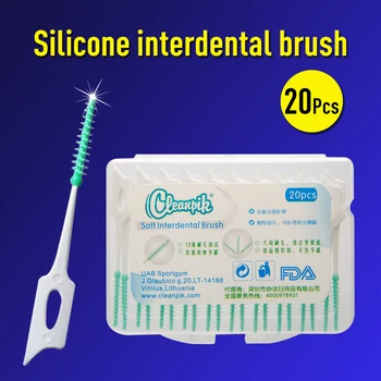 20Pcs Soft Massage Gums Gingival Interdental Brush Toothpick Toothbrush Floss Dental Flosser Pick Tooth Clean Tool
20Pcs Soft Massage Gums Gingival Interdental Brush Toothpick Toothbrush Floss Dental Flosser Pick Tooth Clean Tool