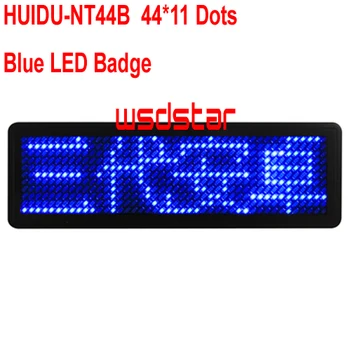 HUIDU-NT44B Blue Color Led Badge 44x11 Dots Single Color Rechargeable Led Name Tag For Even 2pcs/lot
HUIDU-NT44B Blue Color Led Badge 44x11 Dots Single Color Rechargeable Led Name Tag For Even 2pcs/lot
