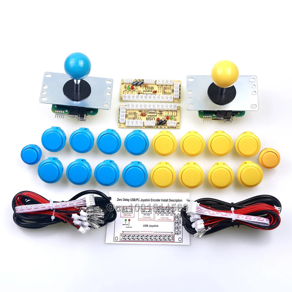 Arcade MAME DIY Projects DIY Kits Bundle 16 x Sanwa Button + 2 x Reyann Arcade Start Button + Arcade Stick Cable + Encoder Board
Arcade MAME DIY Projects DIY Kits Bundle 16 x Sanwa Button + 2 x Reyann Arcade Start Button + Arcade Stick Cable + Encoder Board