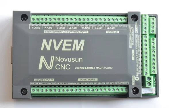 5 Axis CNC 200KHZ ETHNET Internet Mach3 Card Stepper motor Controller Board PWM NVME
5 Axis CNC 200KHZ ETHNET Internet Mach3 Card Stepper motor Controller Board PWM NVME