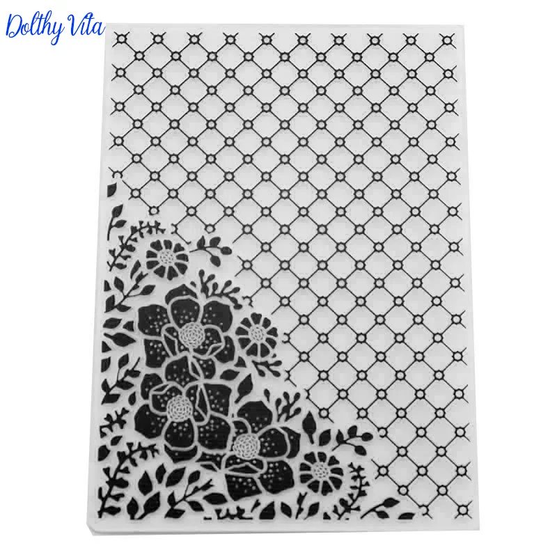 Lace Flower Plastic Embossing Folders for DIY Scrapbooking Paper Craft/Card Making Decoration Supplies 12.7*17.8cm
Lace Flower Plastic Embossing Folders for DIY Scrapbooking Paper Craft/Card Making Decoration Supplies 12.7*17.8cm
