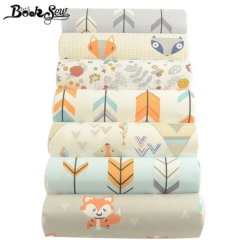 Booksew Telas Por Metro 100% Cotton Fabric Handmade 7 PCS/40cmx50cm DIY Patchwork Doll Sewing Home Cushion Pillow Bed Tissu
Booksew Telas Por Metro 100% Cotton Fabric Handmade 7 PCS/40cmx50cm DIY Patchwork Doll Sewing Home Cushion Pillow Bed Tissu