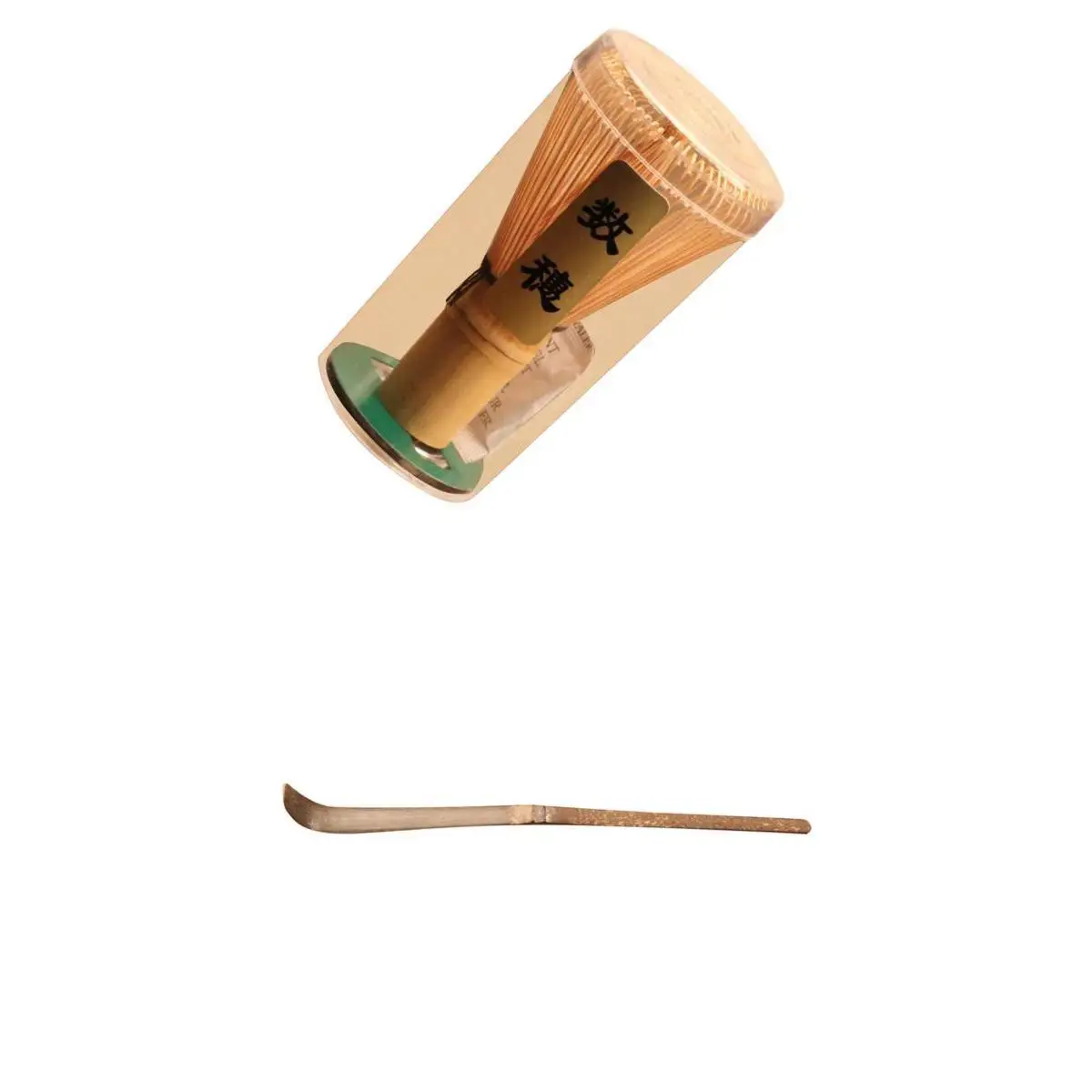 Bamboo Matcha Tea Whisk (60-70 Prong) with Tea Scoop Matcha Dinnerware Sets Kitchen Dining Tool