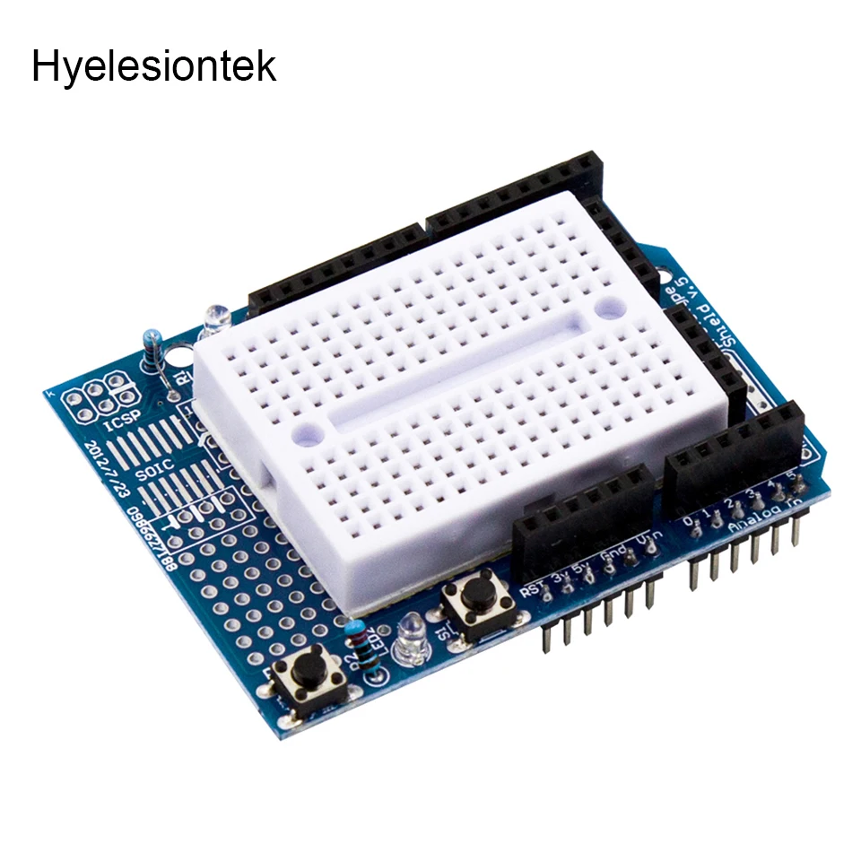 UNO ProtoShield For Arduino Nano Proto Shield Prototype Expansion Board + SYB-170 Universal PCB Breadboard Electronics DIY Kit
UNO ProtoShield For Arduino Nano Proto Shield Prototype Expansion Board + SYB-170 Universal PCB Breadboard Electronics DIY Kit