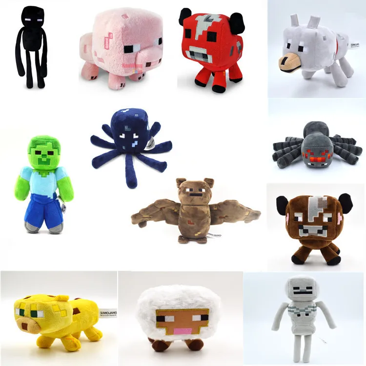 New Arrival Animals Plush Toy Enderman Ocelot Pig Sheep Bat Mooshroom Squid Spider Wolf Animal soft stuffed doll kids toys gifts
New Arrival Animals Plush Toy Enderman Ocelot Pig Sheep Bat Mooshroom Squid Spider Wolf Animal soft stuffed doll kids toys gifts