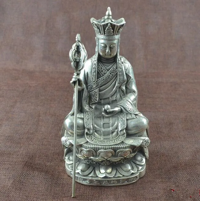 Китайская коллекция буддизм архаизированный белый медный Ksitigarbha статуя Бодхисаттвы
Китайская коллекция буддизм архаизированный белый медный Ksitigarbha статуя Бодхисаттвы