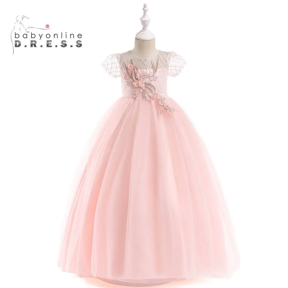 Babyonline Soft Tulle Pink Flower Girl Dresses 2019 Short Sleeves Floral Feather First Communion Dresses Girls Pageant Dress
Babyonline Soft Tulle Pink Flower Girl Dresses 2019 Short Sleeves Floral Feather First Communion Dresses Girls Pageant Dress