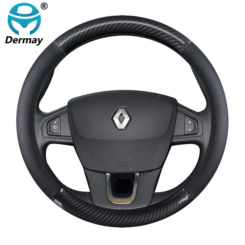 Leather Car Steering Wheel Cover for Renault Arkana Kwid Logan Talisman Duster Laguna Espace Megane Kaptur Captur Clio Symbol
Leather Car Steering Wheel Cover for Renault Arkana Kwid Logan Talisman Duster Laguna Espace Megane Kaptur Captur Clio Symbol