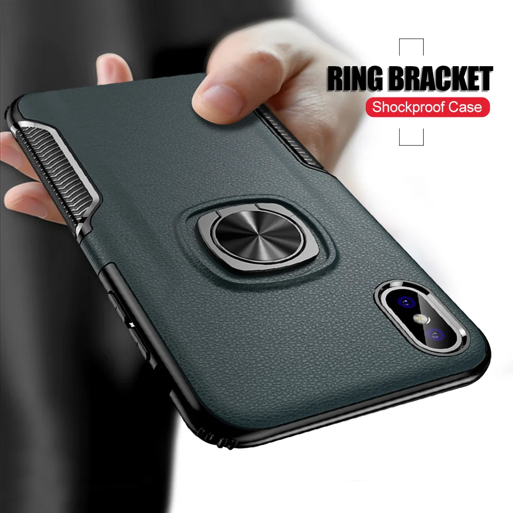 KISSCASE Metal Ring Case For iPhone XR XS MAX X Shockproof Holder Phone Case For iPhone 7 8 6 6s Plus Luxury Leather Back Cover
KISSCASE Metal Ring Case For iPhone XR XS MAX X Shockproof Holder Phone Case For iPhone 7 8 6 6s Plus Luxury Leather Back Cover