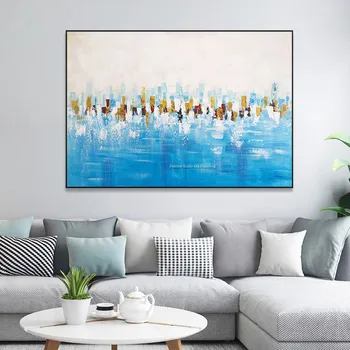 Abstract acrylic canvas painting quadro caudro decoracion ice blue huge size texture cityscape wall art pictures for living room
Abstract acrylic canvas painting quadro caudro decoracion ice blue huge size texture cityscape wall art pictures for living room
