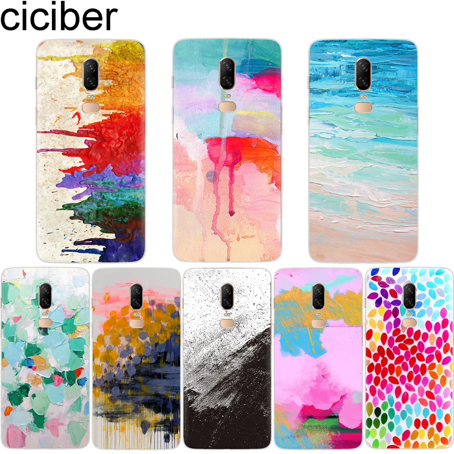 ciciber for Oneplus 6 6T 5 5T Soft Silicone Cover Clear TPU for Oneplus 1+ 6 1+5 T Phone Cases Fundas Color Art Oil painting
ciciber for Oneplus 6 6T 5 5T Soft Silicone Cover Clear TPU for Oneplus 1+ 6 1+5 T Phone Cases Fundas Color Art Oil painting