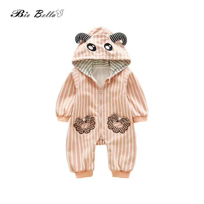 Newborn 0-18M Baby Boys Spring Autumn Baby Rompers Soft Romper Hooded Striped Cute Animal Bebes Jumpsuit for Baby Boys Girls
Newborn 0-18M Baby Boys Spring Autumn Baby Rompers Soft Romper Hooded Striped Cute Animal Bebes Jumpsuit for Baby Boys Girls
