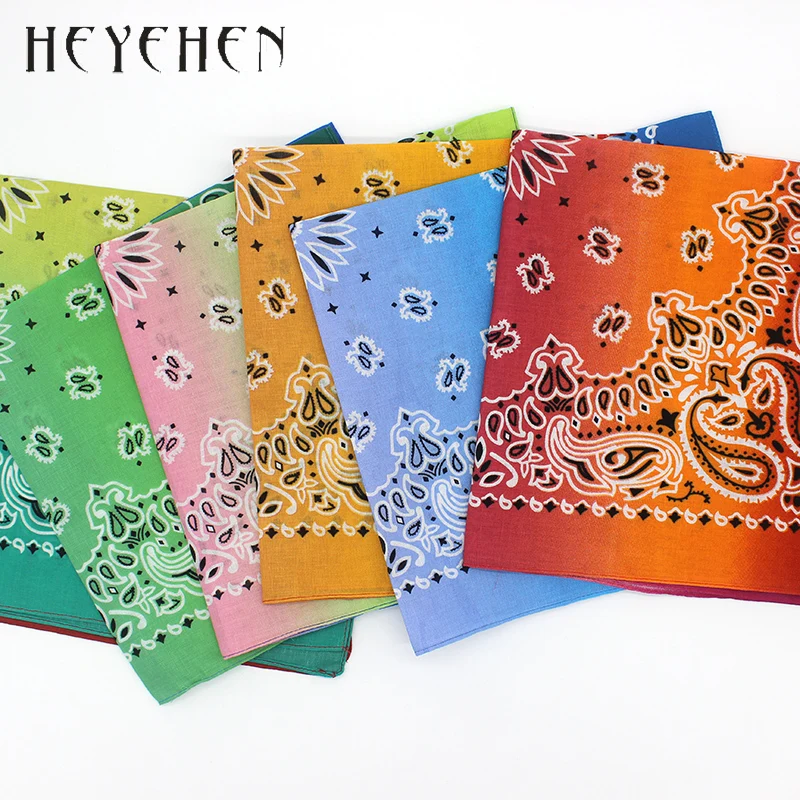 2018 New Fashion Hip Hop 100% Cotton Bandana Square Scarf Gradient color Paisley Headband Printed For Women/Men/Boys/Girls
2018 New Fashion Hip Hop 100% Cotton Bandana Square Scarf Gradient color Paisley Headband Printed For Women/Men/Boys/Girls