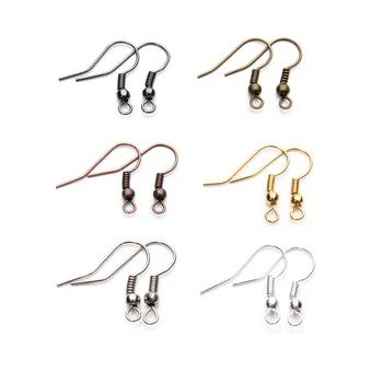 100pcs/lot Gold/Silver/Gun Black/Antique Bronze Ear Wire Hook for DIY Earrings Hooks Jewelry Making Findings Supplier
100pcs/lot Gold/Silver/Gun Black/Antique Bronze Ear Wire Hook for DIY Earrings Hooks Jewelry Making Findings Supplier