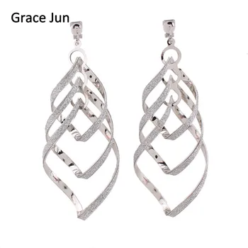 Grace Jun 6 Colors Choose Multi-layer Scrub Water Drop Shape Clip on Earrings for Women Luxury Fashion Large Pierced Earrings
Grace Jun 6 Colors Choose Multi-layer Scrub Water Drop Shape Clip on Earrings for Women Luxury Fashion Large Pierced Earrings