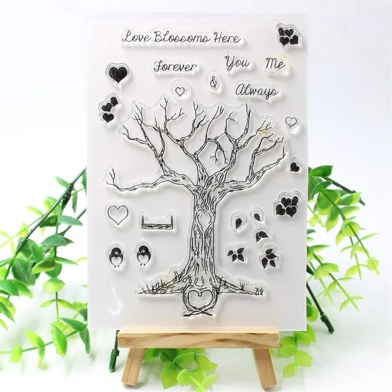 KSCRAFT Tree Transparent Clear Silicone Stamps for DIY Scrapbooking/Card Making/Kids Fun Decoration Supplies 539
KSCRAFT Tree Transparent Clear Silicone Stamps for DIY Scrapbooking/Card Making/Kids Fun Decoration Supplies 539