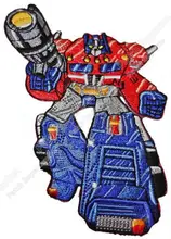 4.5" Transformers Movie Optimus Prime TV Movie Uniform iron on sew on patch applique badge emblem party favor factory supplier