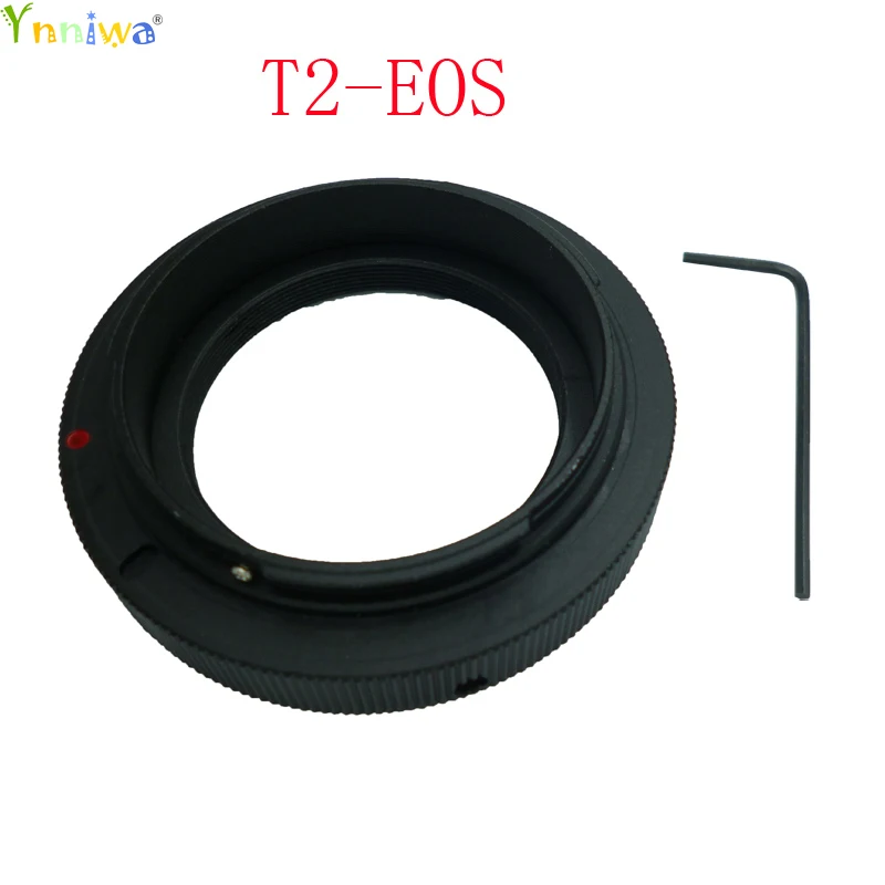 

10pcs/lot T2 T Mount to For Canon-EOS T2-EOS Ring Lens Adapter 5D 7D 50D 60D 550D 500D 600D 700D 1000D 1200D T5i T4i T3i T2i T1i