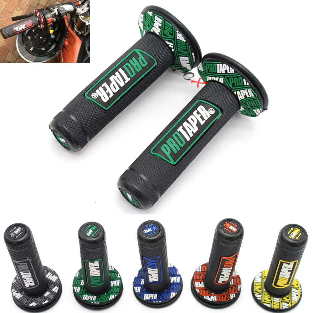 For KTM universel 22mm Handlebar Rubber Gel Hand Grips Hands taper Motorcycle Protaper Bike Motocross
For KTM universel 22mm Handlebar Rubber Gel Hand Grips Hands taper Motorcycle Protaper Bike Motocross