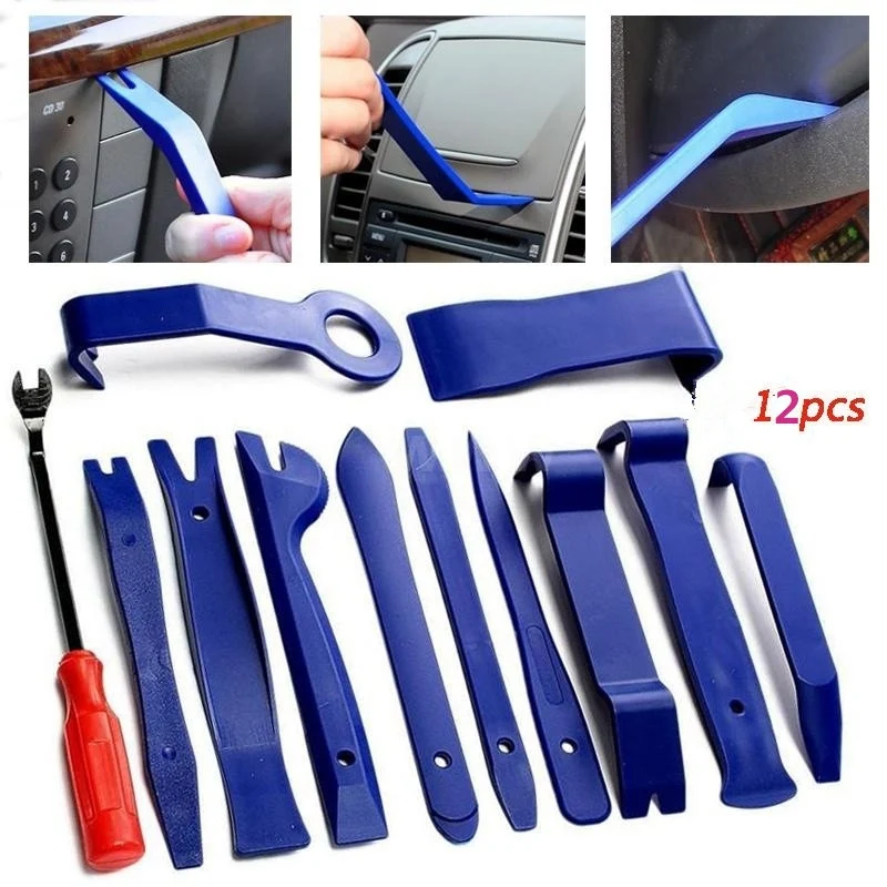 4/12PCS Car Trim Removal Tool Professional Hand-held Disassembly Tools Orange Blue automotive tools trim removal Repair tool Kit
4/12PCS Car Trim Removal Tool Professional Hand-held Disassembly Tools Orange Blue automotive tools trim removal Repair tool Kit