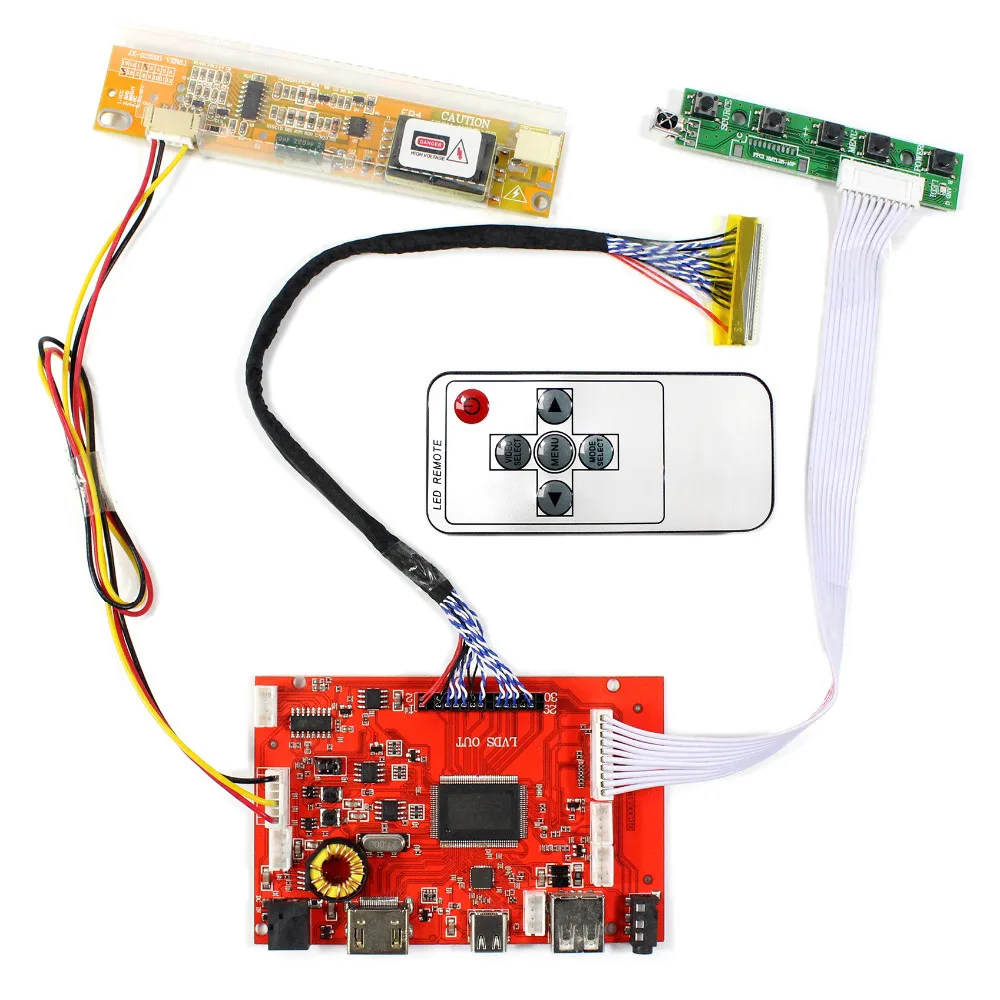 HDMI Type C LCD Controller Board for 15.4" N154C3 N154C1-L01 17"B170PW01 LTN170WX LP171WX2 1440x900 LCD Screen
HDMI Type C LCD Controller Board for 15.4" N154C3 N154C1-L01 17"B170PW01 LTN170WX LP171WX2 1440x900 LCD Screen