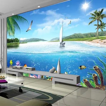 Custom 3D Wallpaper Natural Mural Seascape Jellyfish Seagull Modern Home Decor Living Room Sofa Bedroom TV Backdrop Wall Papers
Custom 3D Wallpaper Natural Mural Seascape Jellyfish Seagull Modern Home Decor Living Room Sofa Bedroom TV Backdrop Wall Papers