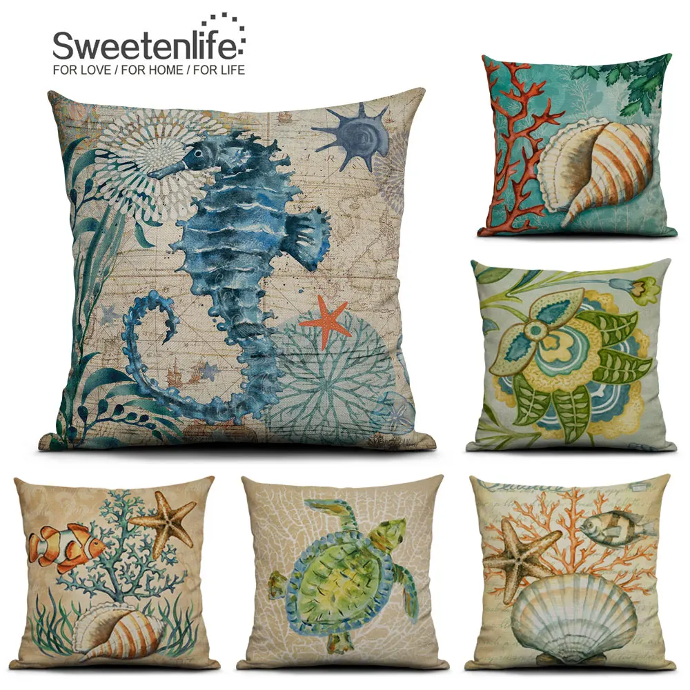 Sweetenlife Decorative Cushions Ocean Series Sofa Throw Pillows Cover 45*45 Cushions Home Decor Pillow Case Sofa Cushion Covers
Sweetenlife Decorative Cushions Ocean Series Sofa Throw Pillows Cover 45*45 Cushions Home Decor Pillow Case Sofa Cushion Covers