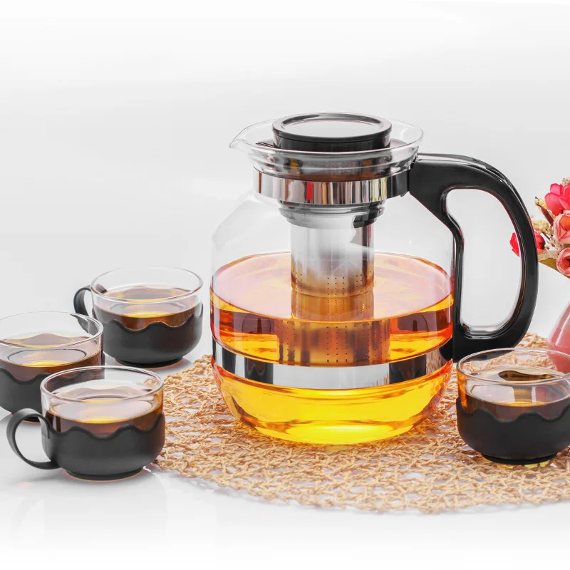 2600ml Large Capacity Glass Teapot With Stainless Steel Infuser for tea brewing Heated Container Tea party Coffee Tea Maker Pot
2600ml Large Capacity Glass Teapot With Stainless Steel Infuser for tea brewing Heated Container Tea party Coffee Tea Maker Pot