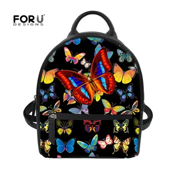 FORUDESIGNS Butterfly Pu Small Backpack For Teenager Girls Women's Black Classic Knapsack Mini Vintage Female Ladies Daypack New
FORUDESIGNS Butterfly Pu Small Backpack For Teenager Girls Women's Black Classic Knapsack Mini Vintage Female Ladies Daypack New