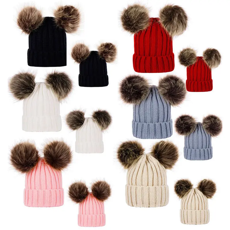 Dropshipping Winter Double Plush Ball Cap Hat For Women Baby Girls Knitted Beanies Cap Hat Thick Female Autumn
Dropshipping Winter Double Plush Ball Cap Hat For Women Baby Girls Knitted Beanies Cap Hat Thick Female Autumn