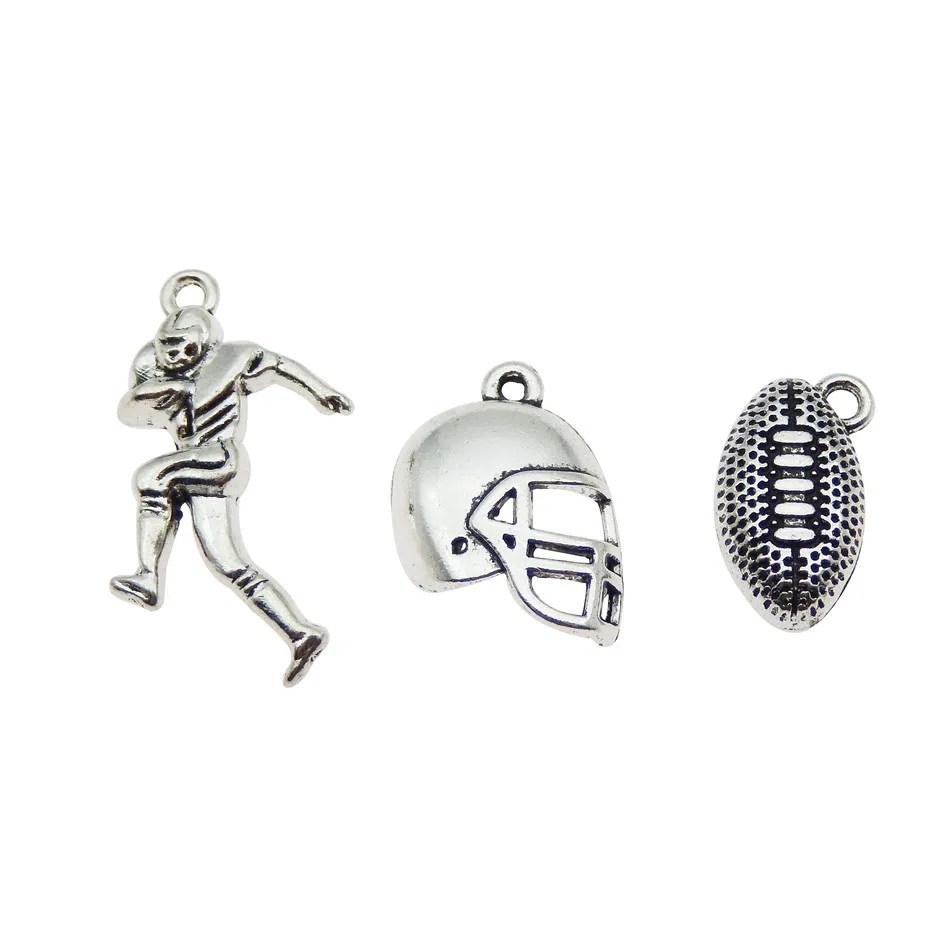 Ball Sports Charms-60pcs Zinc Alloy Ball Games Football Sports Charms for Crafting DIY Necklace Earrings Jewelry Making Accessa
Ball Sports Charms-60pcs Zinc Alloy Ball Games Football Sports Charms for Crafting DIY Necklace Earrings Jewelry Making Accessa