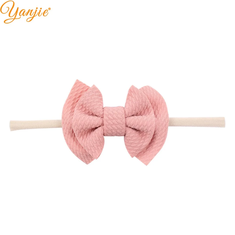 Nylon Headbands 3.5'' Double Layer Hair Bows Headband 2019 New Arrival Soft Solid Elastic Kids DIY Hair Accessories Mujer
Nylon Headbands 3.5'' Double Layer Hair Bows Headband 2019 New Arrival Soft Solid Elastic Kids DIY Hair Accessories Mujer