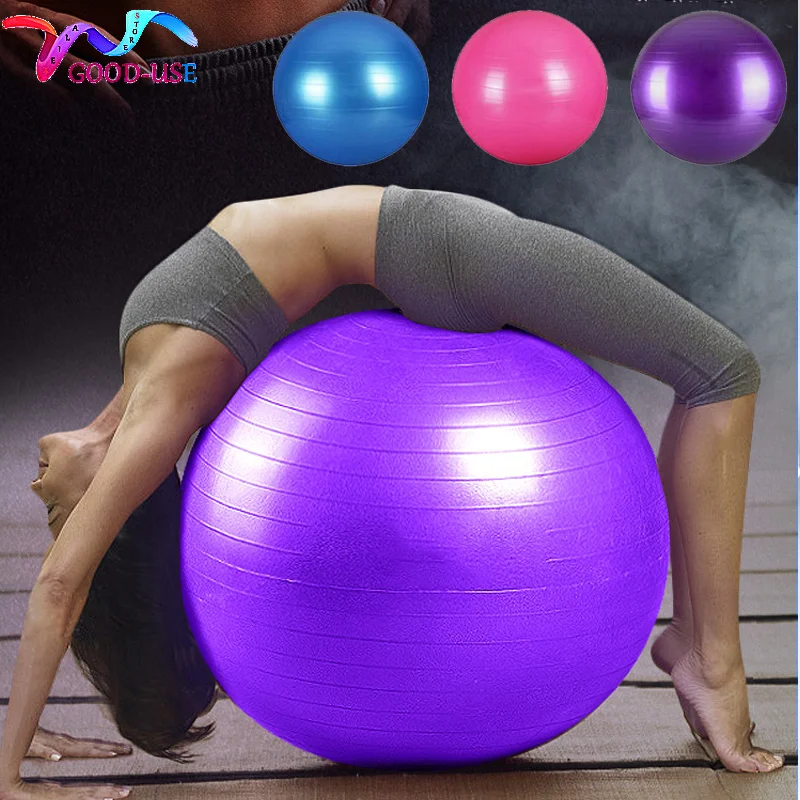 Фото Высококачественные большие шары для йоги 75 см спортивный тренажерный зал фитнес