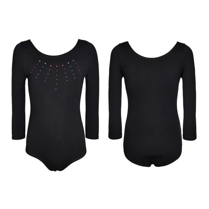 Long-Sleeved Clothes Dance Practice Clothes High Quality Bright Black Body Suit Ballet Gym
Long-Sleeved Clothes Dance Practice Clothes High Quality Bright Black Body Suit Ballet Gym