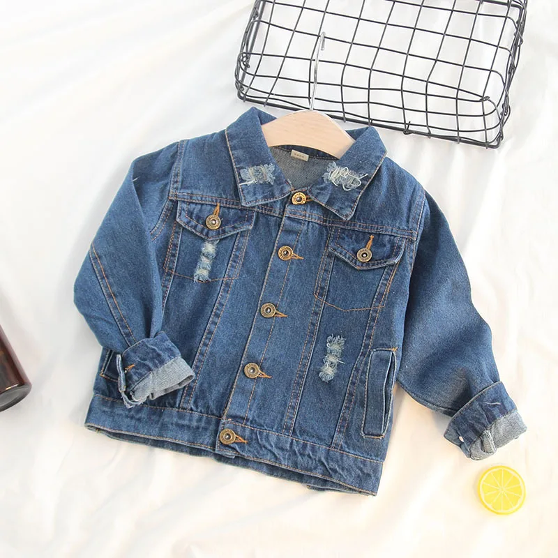 2018 Autumn Casual Baby Girls kids Children's Turn-down Collar Hole Washed Outwear denim Coats cardigan jacket C887
2018 Autumn Casual Baby Girls kids Children's Turn-down Collar Hole Washed Outwear denim Coats cardigan jacket C887