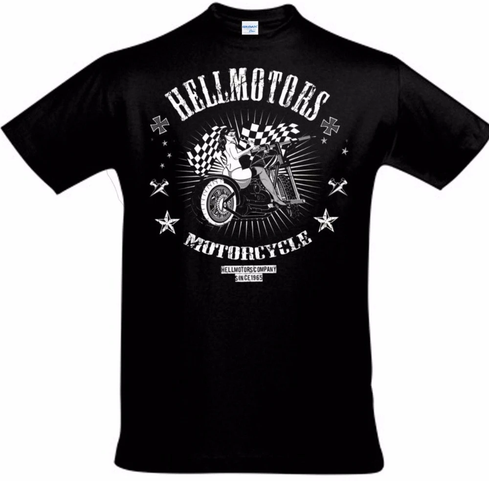 2019 Fashion New Novelty O-Neck Tops Biker T-Shirt Hotrod Hellbike Hellmotors Oldschool Skull Chopper Motorrad Pinup Tee shirt
2019 Fashion New Novelty O-Neck Tops Biker T-Shirt Hotrod Hellbike Hellmotors Oldschool Skull Chopper Motorrad Pinup Tee shirt