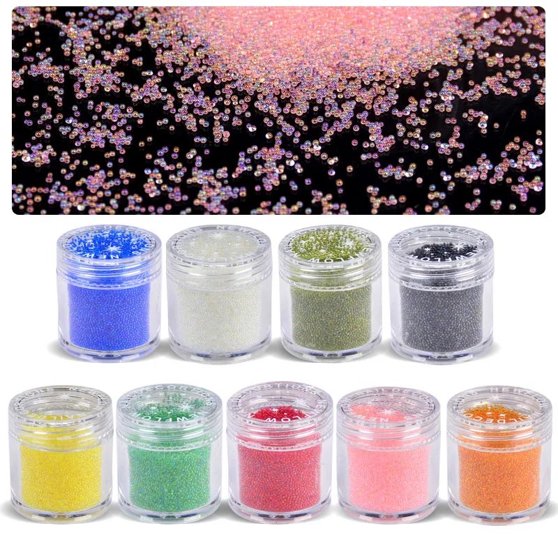 1 Box 0.6MM Caviar Nail Art Bead Rhinestone for Nails Micro Nai Crystal Ball 3D Nail Art Decorations
1 Box 0.6MM Caviar Nail Art Bead Rhinestone for Nails Micro Nai Crystal Ball 3D Nail Art Decorations