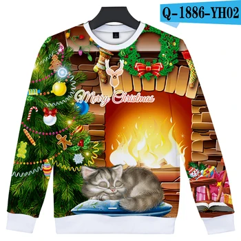 New Harajuku Hoodies Christmas Cool Men's Sweatshirt Men/Women Casual Capless Anime Hoodie 3D Print Christmas Top Sweatshirts
New Harajuku Hoodies Christmas Cool Men's Sweatshirt Men/Women Casual Capless Anime Hoodie 3D Print Christmas Top Sweatshirts
