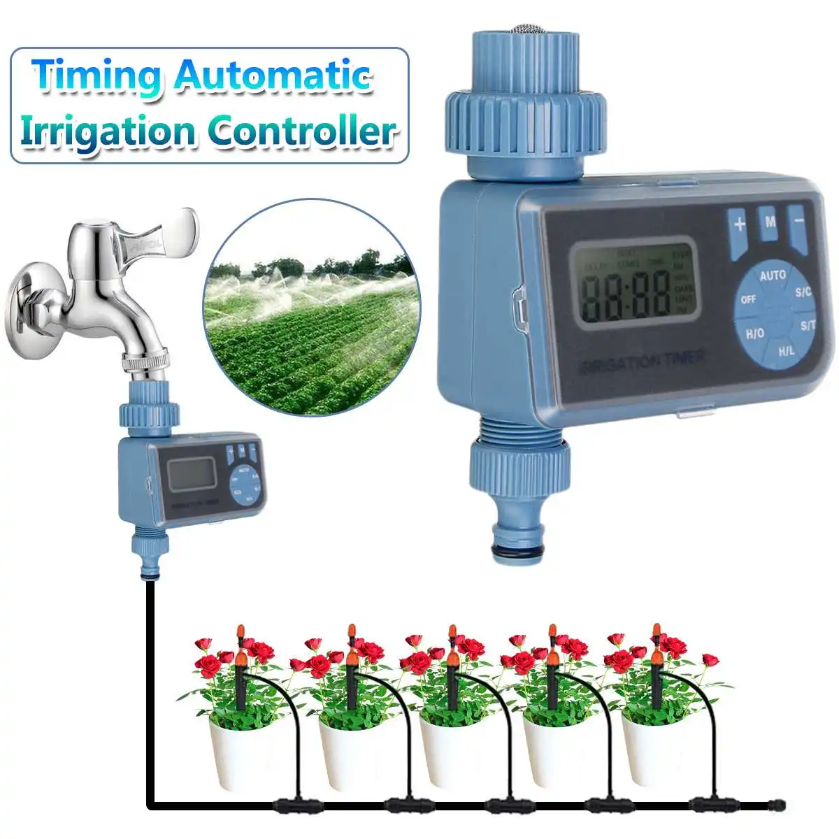 Programmable Irrigation Timer Watering Automatic Controller Single Outlet For Garden Faucet Hose Family Garden Irrigation Timer
Programmable Irrigation Timer Watering Automatic Controller Single Outlet For Garden Faucet Hose Family Garden Irrigation Timer