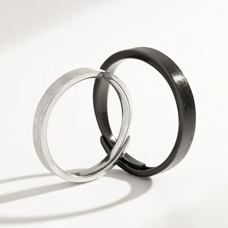 925 Sterling Silver Black White Day And Night Couple Rings For Women Men Lovers Student Vintage Minimalist Matte Round Jewelry
925 Sterling Silver Black White Day And Night Couple Rings For Women Men Lovers Student Vintage Minimalist Matte Round Jewelry