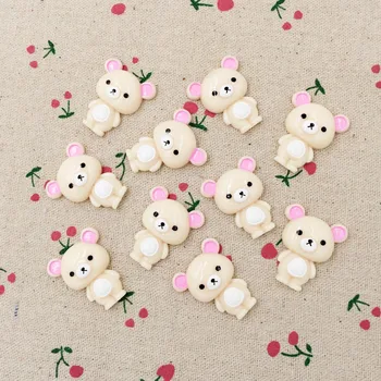 10Pieces Flatback Flat Back Resin Cabochon Kawaii DIY Animal Bear Cartoon Resin Craft Decoration For Hair Bow Center 25*30mm
10Pieces Flatback Flat Back Resin Cabochon Kawaii DIY Animal Bear Cartoon Resin Craft Decoration For Hair Bow Center 25*30mm