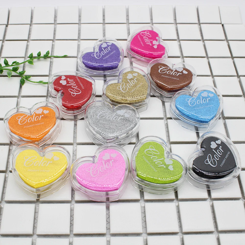 Stationary Set Craft Finger Ink Pad Candy Colors Heart-Shaped Design Fingerprint Inkpad for DIY Scrapbooking Rubber Card Making
Stationary Set Craft Finger Ink Pad Candy Colors Heart-Shaped Design Fingerprint Inkpad for DIY Scrapbooking Rubber Card Making