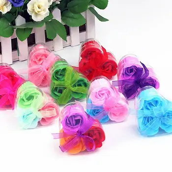 3pcs Heart-Shaped Artificial Rose Soap Flower Bath Body Soap Romantic Souvenirs Valentine's Day Gifts Wedding Favor Party Decor
3pcs Heart-Shaped Artificial Rose Soap Flower Bath Body Soap Romantic Souvenirs Valentine's Day Gifts Wedding Favor Party Decor