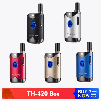 Original Kangvape TH 420 BOX Starter Kit 650mAh Battery 0.5ml Ceramic Cartridge Mod for Vape E Cig Wax Thick Oil Mod
Original Kangvape TH 420 BOX Starter Kit 650mAh Battery 0.5ml Ceramic Cartridge Mod for Vape E Cig Wax Thick Oil Mod